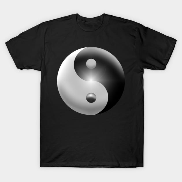 Yin and yang T-Shirt by Wickedcartoons